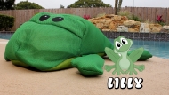 Lilly Seaside Rider Stuffed Floating Frog